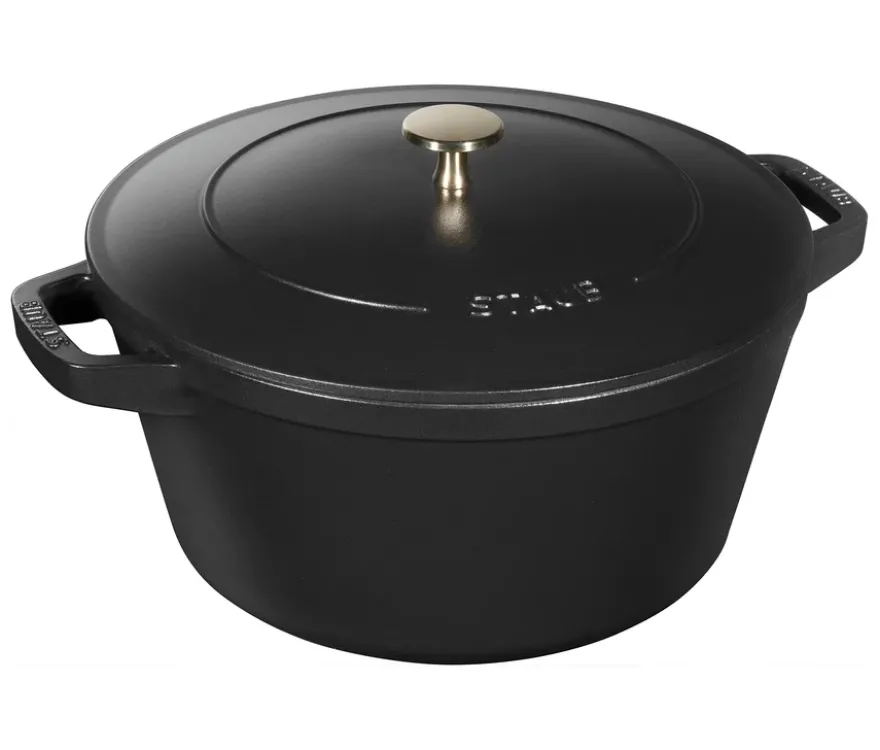 STAUB Gusseisen-Kochtopfset »Stackable«, schwarz