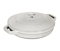 STAUB Gusseisen-Kochtopfset »Stackable«, weißer Trüffel