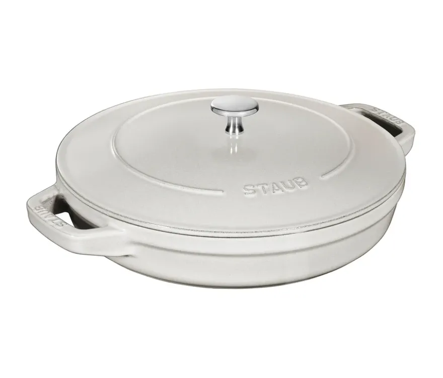 STAUB Gusseisen-Kochtopfset »Stackable«, weißer Trüffel