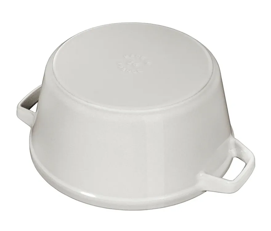 STAUB Gusseisen-Kochtopfset »Stackable«, weißer Trüffel