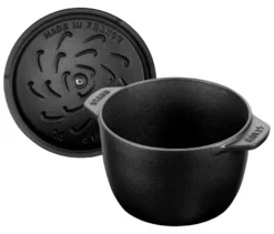STAUB Reis-Cocotte, 16 cm, rund, schwarz