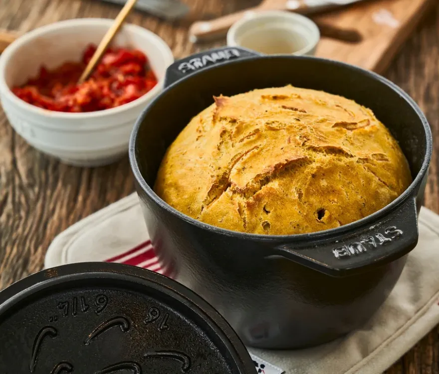 STAUB Reis-Cocotte, 16 cm, rund, schwarz