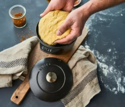 STAUB Reis-Cocotte, 16 cm, rund, schwarz