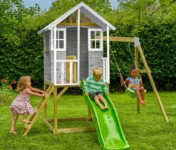 Stelzenhaus »Valli« mit Rutsche und Schaukel