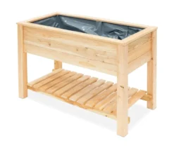 Stelzenhochbeet mit Boden