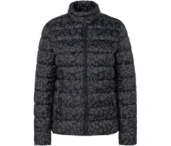 Steppjacke, Leo-Alloverprint