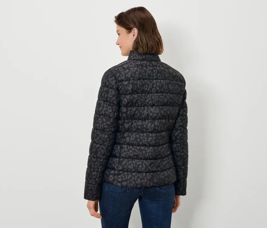 Steppjacke, Leo-Alloverprint