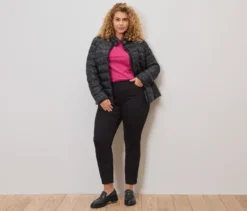 Steppjacke, Leo-Alloverprint