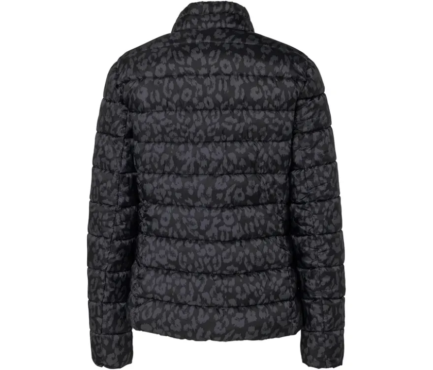 Steppjacke, Leo-Alloverprint