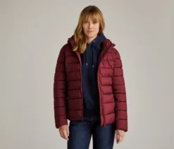 Steppjacke, rot