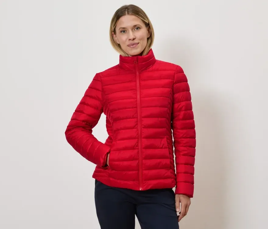 Steppjacke, rot