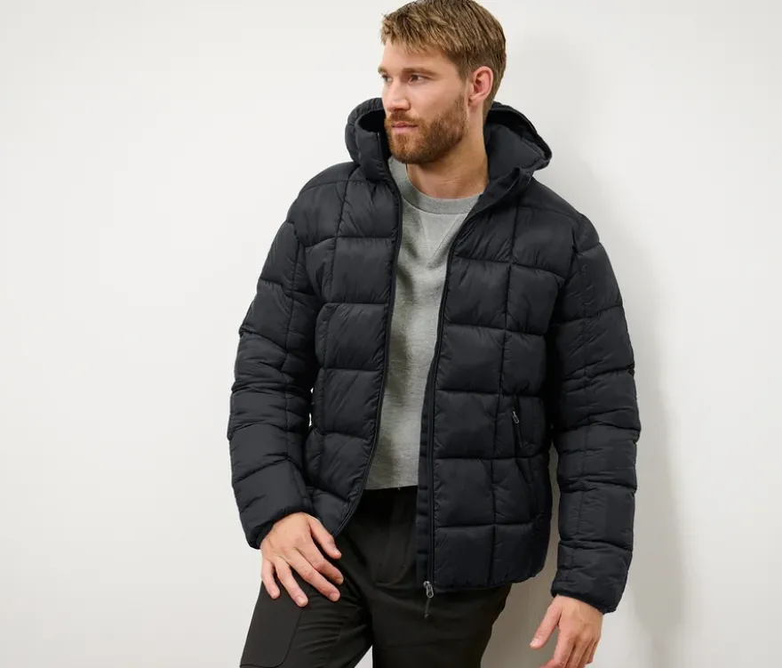 Steppjacke, schwarz