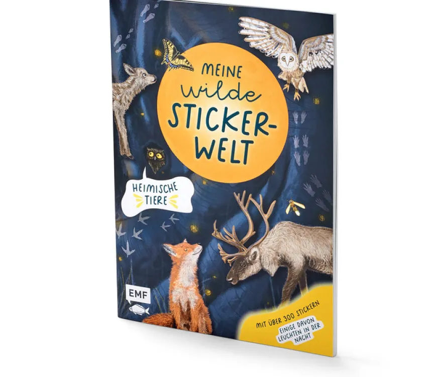 Stickerbuch »Meine wilde Stickerwelt – heimische Tiere«