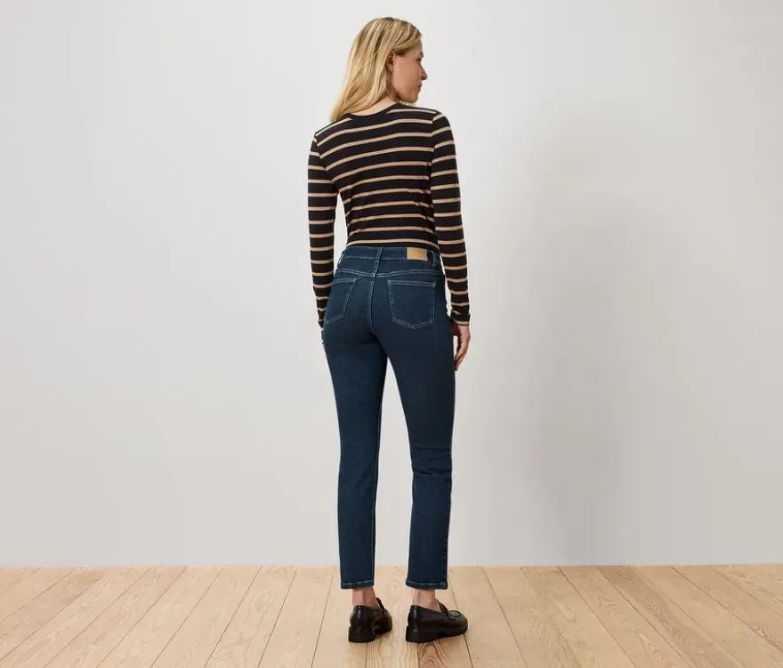 Straight Jeans – Fit »Juna«, darkblue