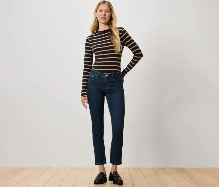 Straight Jeans – Fit »Juna«, darkblue