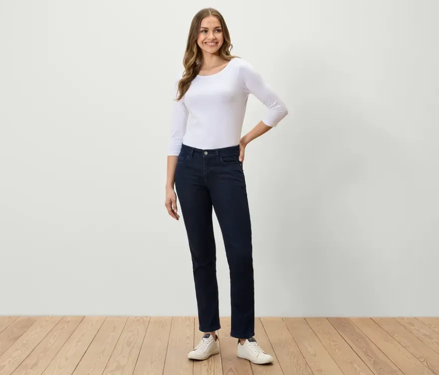 Straight Jeans – Fit »Kira«, rinse