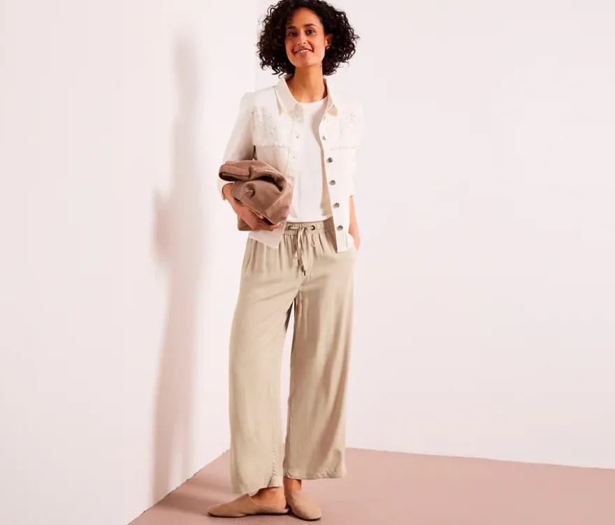Street One 7/8-Culotte, beige