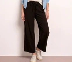 Street One 7/8-Culotte, schwarz