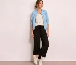 Street One 7/8-Culotte, schwarz