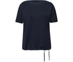 Street One Kurzarmshirt, navy