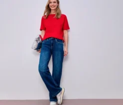 Street One Kurzarmshirt, rot