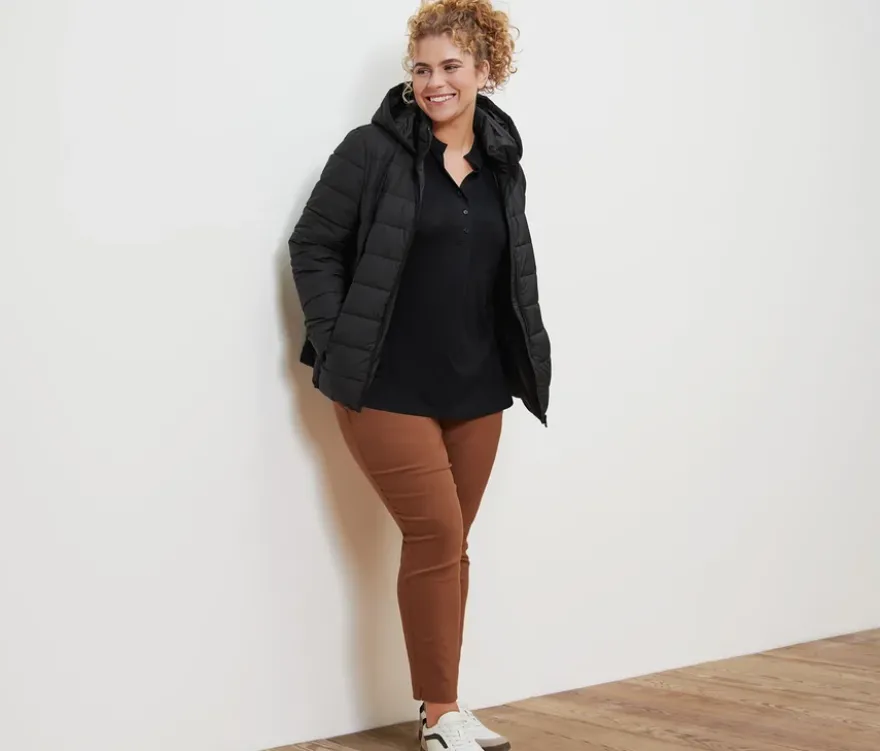 Stretchhose, cognac