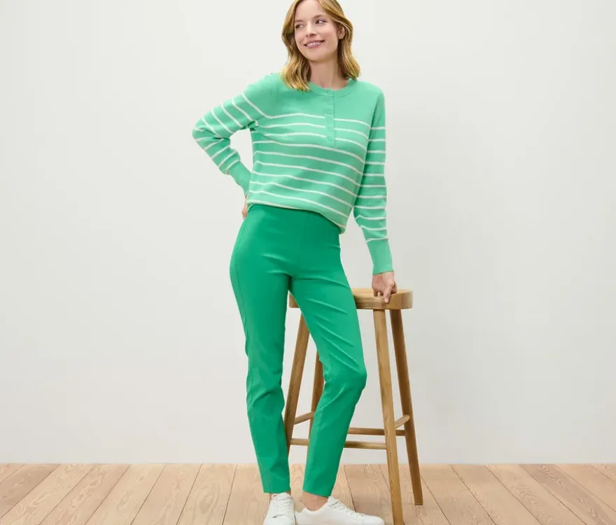 Stretchhose, grün
