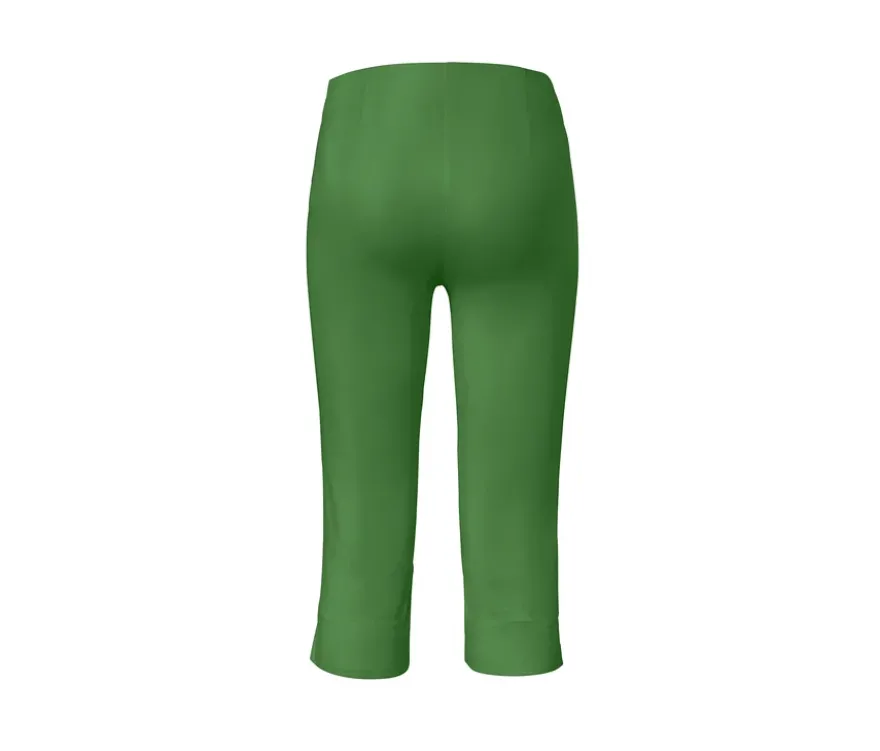 3/4-Stretchhose, grün