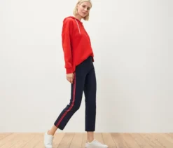 Stretchhose mit Galonstreifen