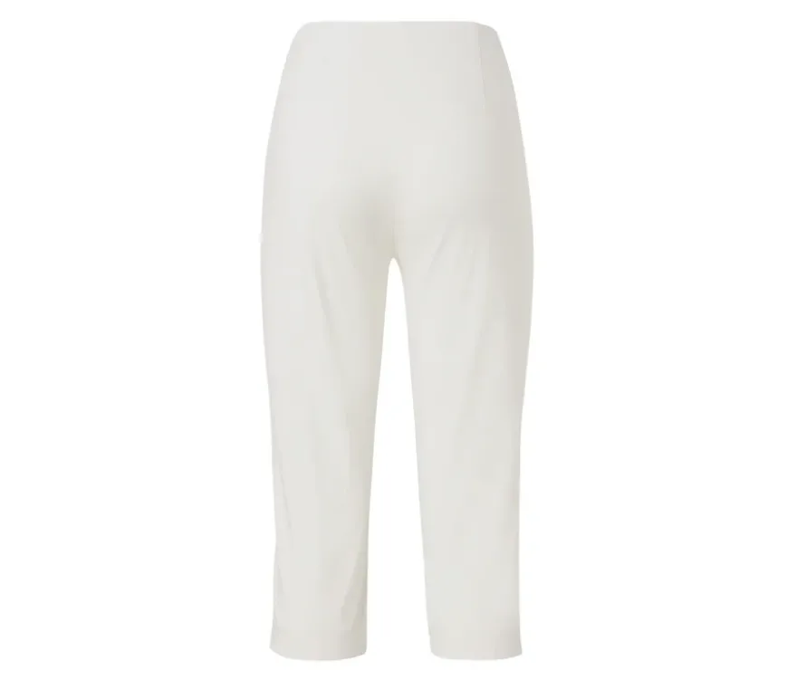 3/4-Stretchhose, weiß