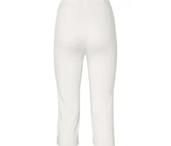 3/4-Stretchhose, weiß