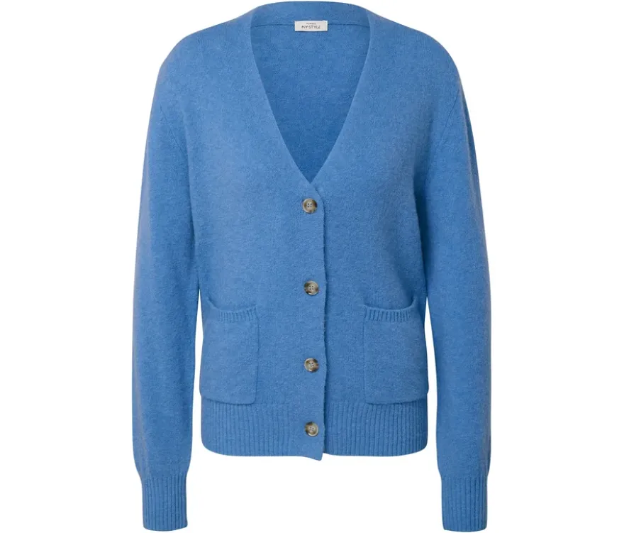 Strickcardigan mit Wolle