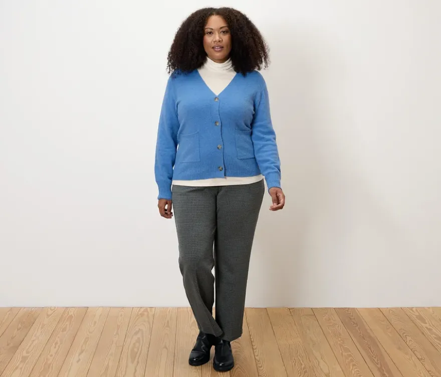Strickcardigan mit Wolle