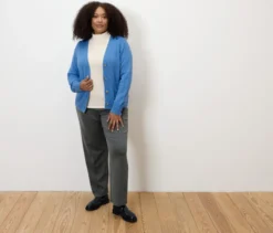 Strickcardigan mit Wolle