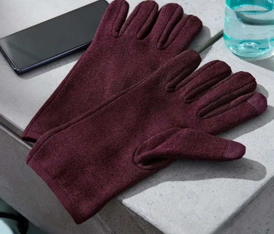 Strickfleece-Handschuhe