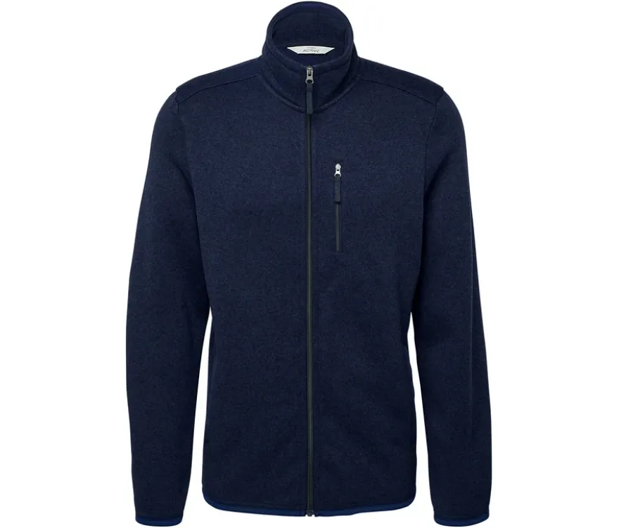 Strickfleece-Jacke