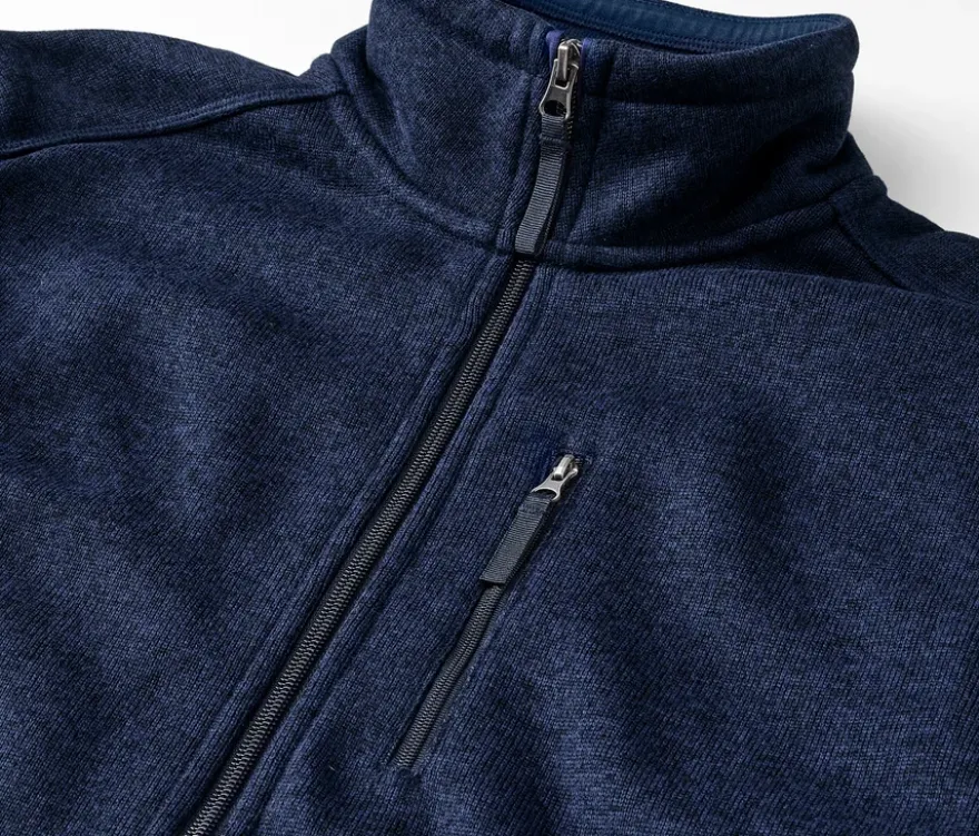 Strickfleece-Jacke