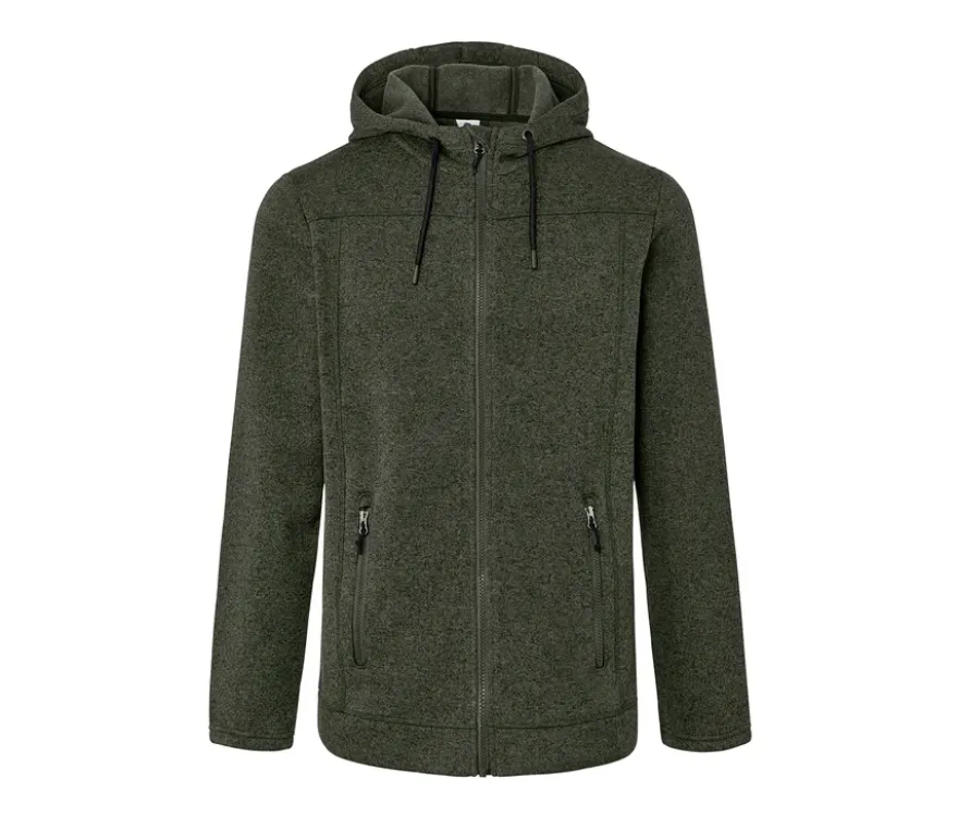 Strickfleece-Jacke