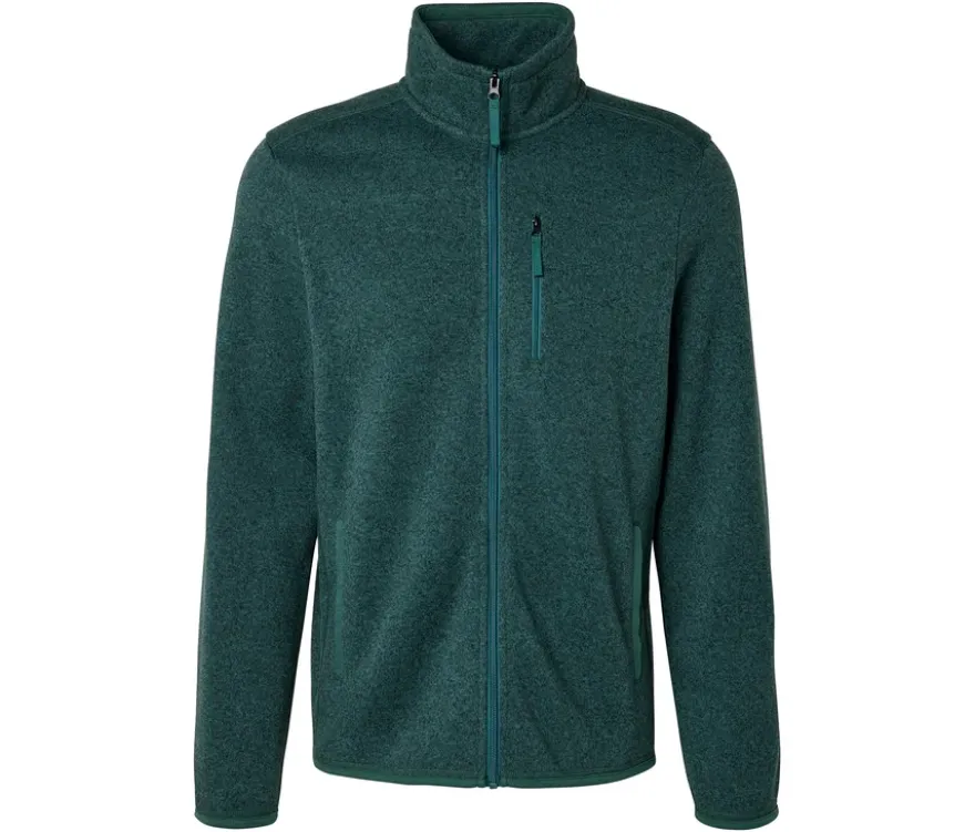 Strickfleece-Jacke