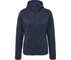 Strickfleece-Jacke, dunkelblau