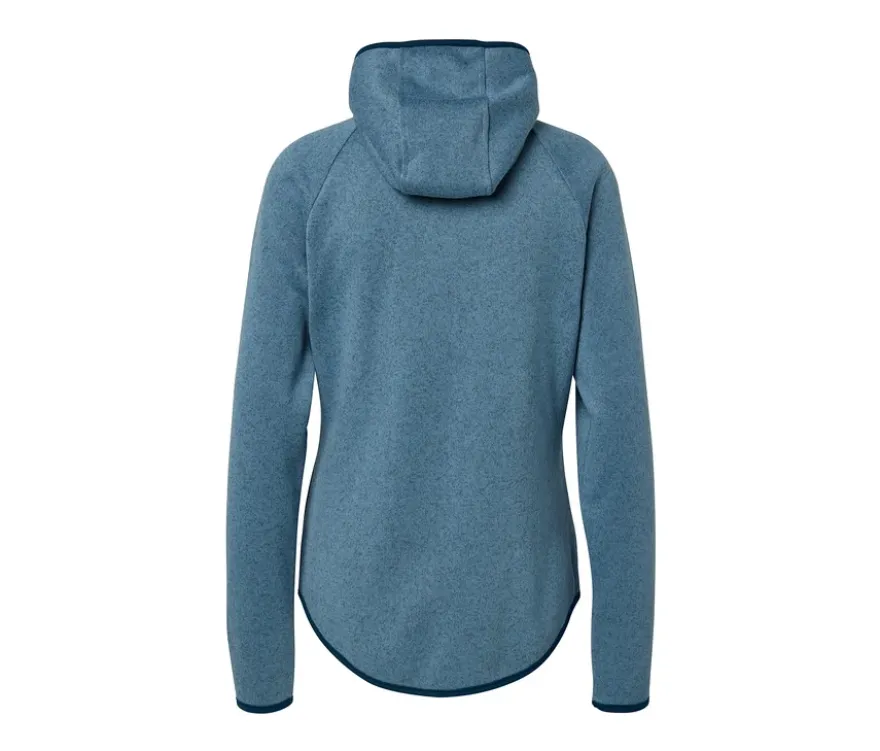 Strickfleece-Jacke, dunkelblau