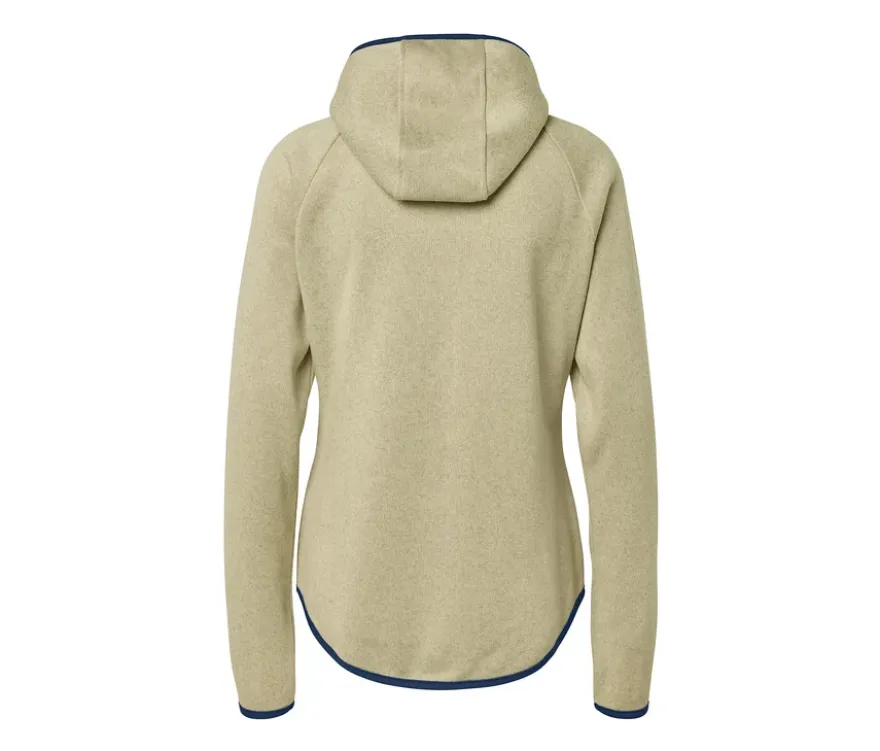 Strickfleece-Jacke, gelb
