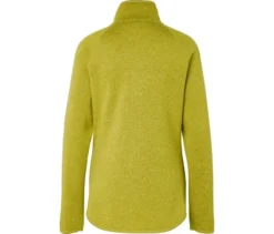 Strickfleecejacke, grüngelb
