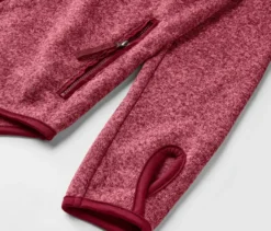 Strickfleece-Jacke, rosa
