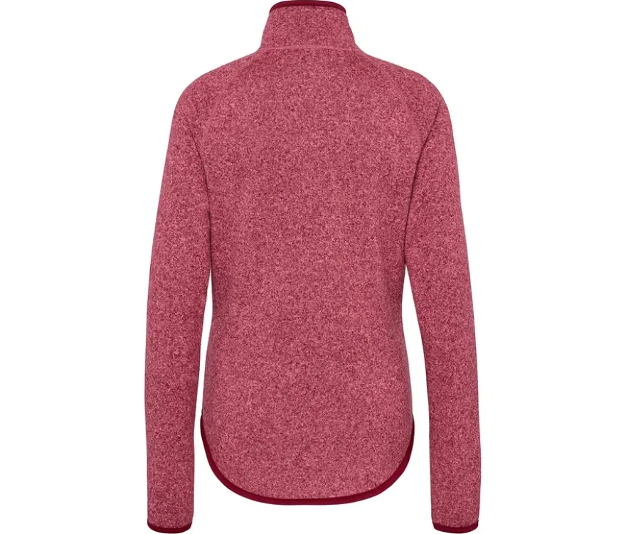 Strickfleece-Jacke, rosa