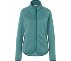 Strickfleecejacke, türkis