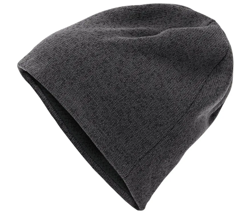 Strickfleece-Mütze, anthrazit