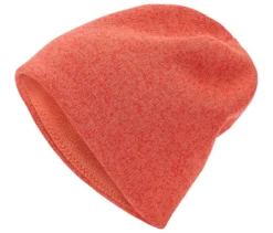 Strickfleece-Mütze, orange