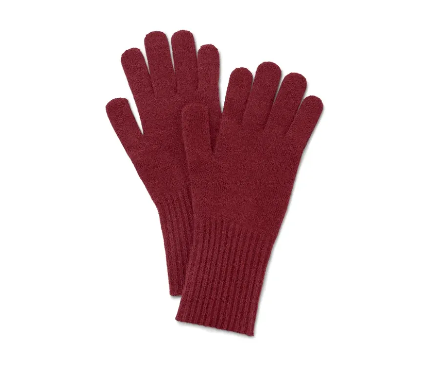 Strickhandschuhe mit Wolle
