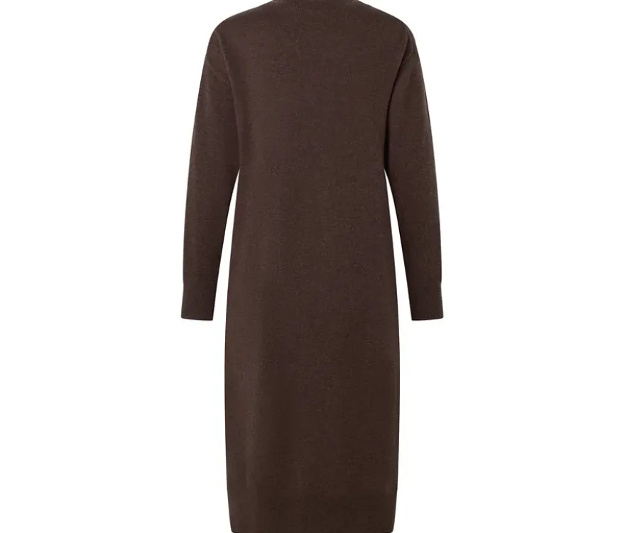 Strickkleid mit Cashmere, braun
